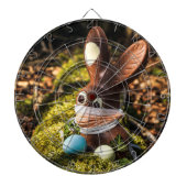 Chocolate Corona Easter Bunny Dartbord (Voorkant)
