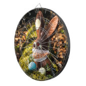 Chocolate Corona Easter Bunny Dartbord (Voorkant Rechts)