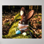 Chocolate Corona Easter Bunny Poster (Voorkant)