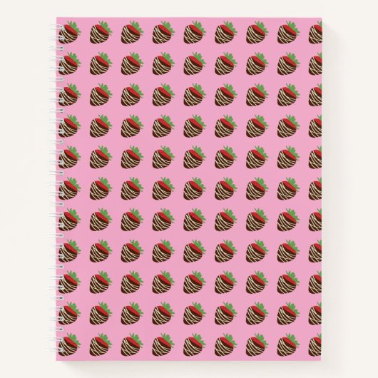 Chocolate-Covered Strawberry Notitieboek (Voorkant)