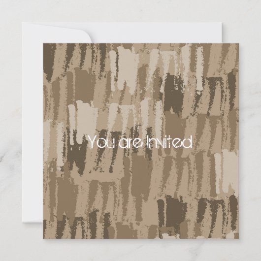 Chocolate Cream Baby shower Kaart (Voorkant)