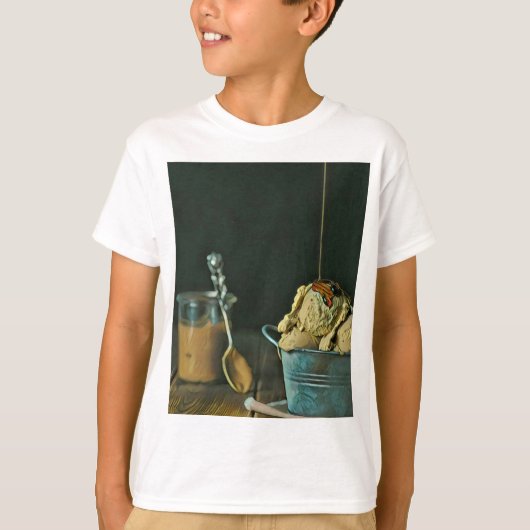 Chocolate cream scoop t-shirt (Voorkant)