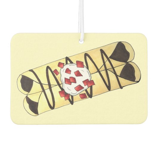 Chocolate Crêpe Pancake Frankrijk Luchtverfrisser (Voorkant)