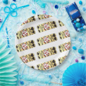 Chocolate Crêpe Pancake Frankrijk Papieren Bordje (Feest)