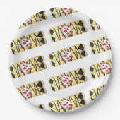 Chocolate Crêpe Pancake Frankrijk Papieren Bordje (Voorkant)