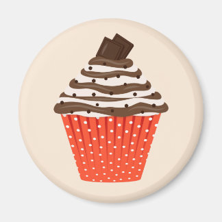 Chocolate Cupcake Magnet