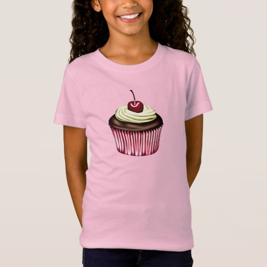 Chocolate Cupcake met Cherry op top (Voorkant)