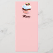 Chocolate Cupcake met menu Pansy (Voorkant)