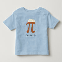 Chocolate Cute Wiskunde Pi Day Kind Toddler T-Shir
