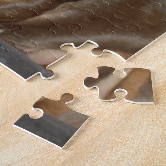 Chocolate Dachshund Legpuzzel (Zijkant)