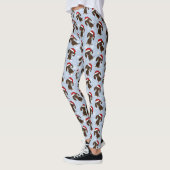 Chocolate Dachshund Schattigee Kersthondenvakantie Leggings (Links)