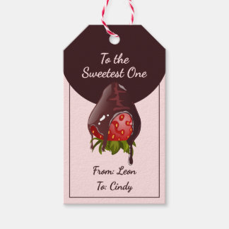 Chocolate Dip Strawberry To the Sweetest One Pink Cadeaulabel