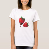 Chocolate Dipped aardbeien T-shirt (Voorkant)