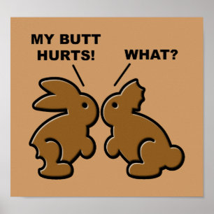 Chocolate Doet Pijn Poster