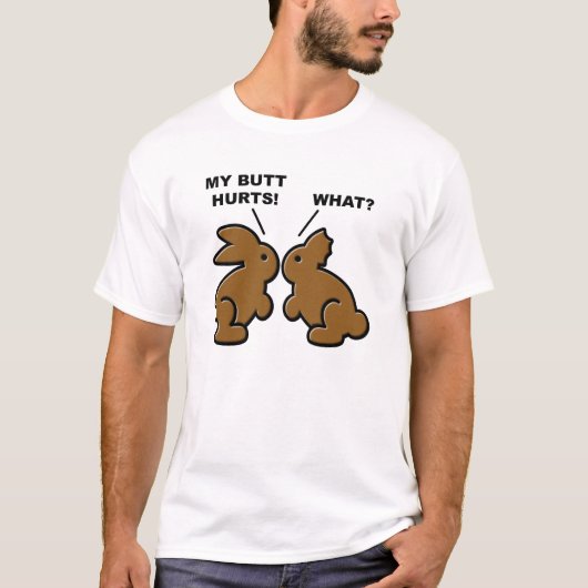 Chocolate Doet Pijn T-shirt (Voorkant)