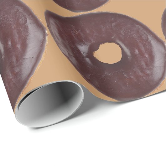 Chocolate Donut Cadeaupapier (Rol Hoek)