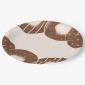 Chocolate Donut Delight Papieren Bordje (Gekanteld)