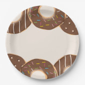 Chocolate Donut Delight Papieren Bordje (Voorkant)