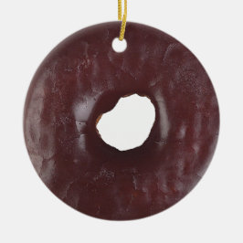 Chocolate Donut Keramisch Ornament