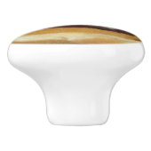 Chocolate Donut Knob Keramische Knop (Zijkant)