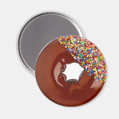 Chocolate Donut Magneet (Voorkant / Achterkant)