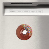 Chocolate Donut Magneet (Insitu (Vaatwasser))