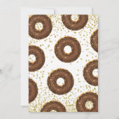 Chocolate Donut Oh Babies Twins Baby shower Kaart (Achterkant)