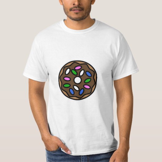 Chocolate Donut T-shirt (Voorkant)