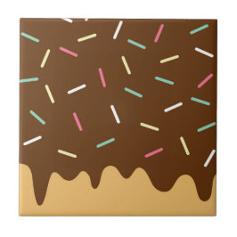 Chocolate Donut Tegeltje