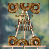 Chocolate Donuts Baby shower Welkom Acryl Bord (Neutraal)