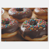 Chocolate Donuts Magneet (Voorkant)