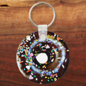 Chocolate Doughnut met Sleutelhanger van Sprinkles (Voorkant)