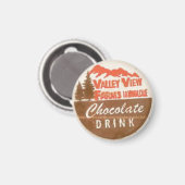 "Chocolate Drink Milk Pet-1960" Magneet (Voorkant / Achterkant)