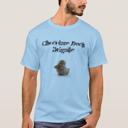 Chocolate Duck Rock Poster Style T-shirt (Voorkant)