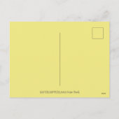 CHOCOLATE EASTER BUNNY, CHICK, EGGS, JELLY BEANS FEESTDAGENKAART (Achterkant)