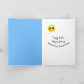 Chocolate Easter Bunny-Humor Feestdagen Kaart (Binnen)