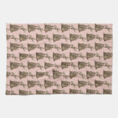 Chocolate Easter Bunny Theedoek (Horizontaal)