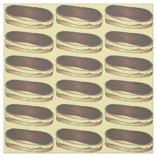 Chocolate Eclair Custard Dessert Bakery Pastries Stof