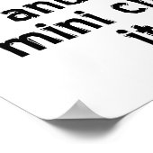 "Chocolate" eieren Funny Poster (Hoek)