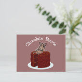 Chocolate Faerie Briefkaart (Staand voorkant)