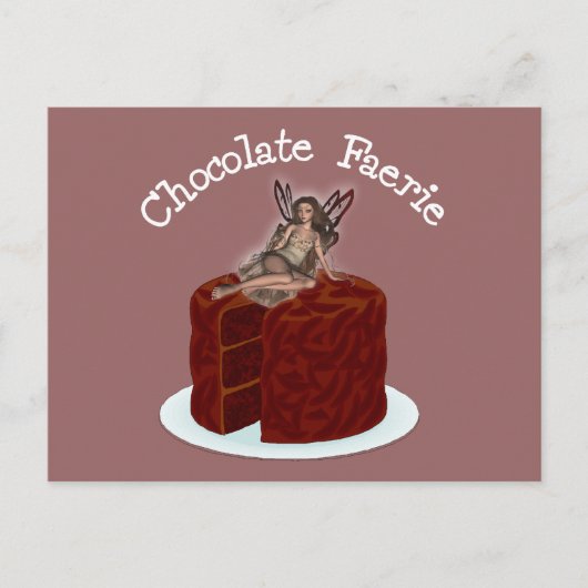 Chocolate Faerie Briefkaart (Voorkant)