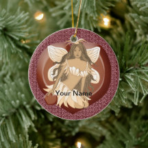 Chocolate Fairy op maat gemaakt fee ornament