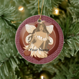 Chocolate Fairy op maat gemaakt fee ornament