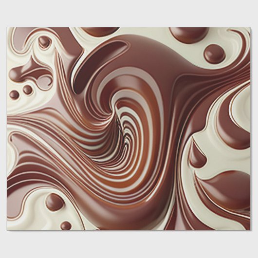 Chocolate Gift Wrap om het even welke Occasie Cadeaupapier (Vlak)