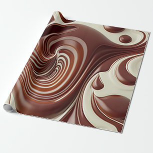 Chocolate Gift Wrap om het even welke Occasie Cadeaupapier