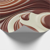 Chocolate Gift Wrap om het even welke Occasie Cadeaupapier (Hoek)