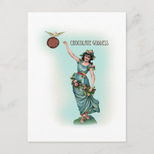Chocolate Goddess Grecian Briefkaart