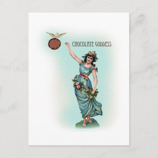 Chocolate Goddess Grecian Briefkaart (Voorkant)