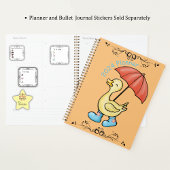 Chocolate Grateful Bullet Journal-Stickers Vierkante Sticker