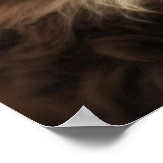 Chocolate HavaHug Havanese kerstpuppy Puzzle Poster (Hoek)